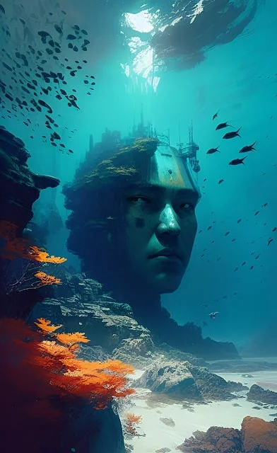 عالم اخر تحت الماء